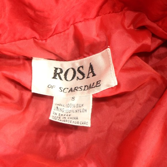 vtg ROSA of SCARSDALE Multicolor Geometric Print Tracksuit Set Sz Small Wmn - Picture 4 of 11